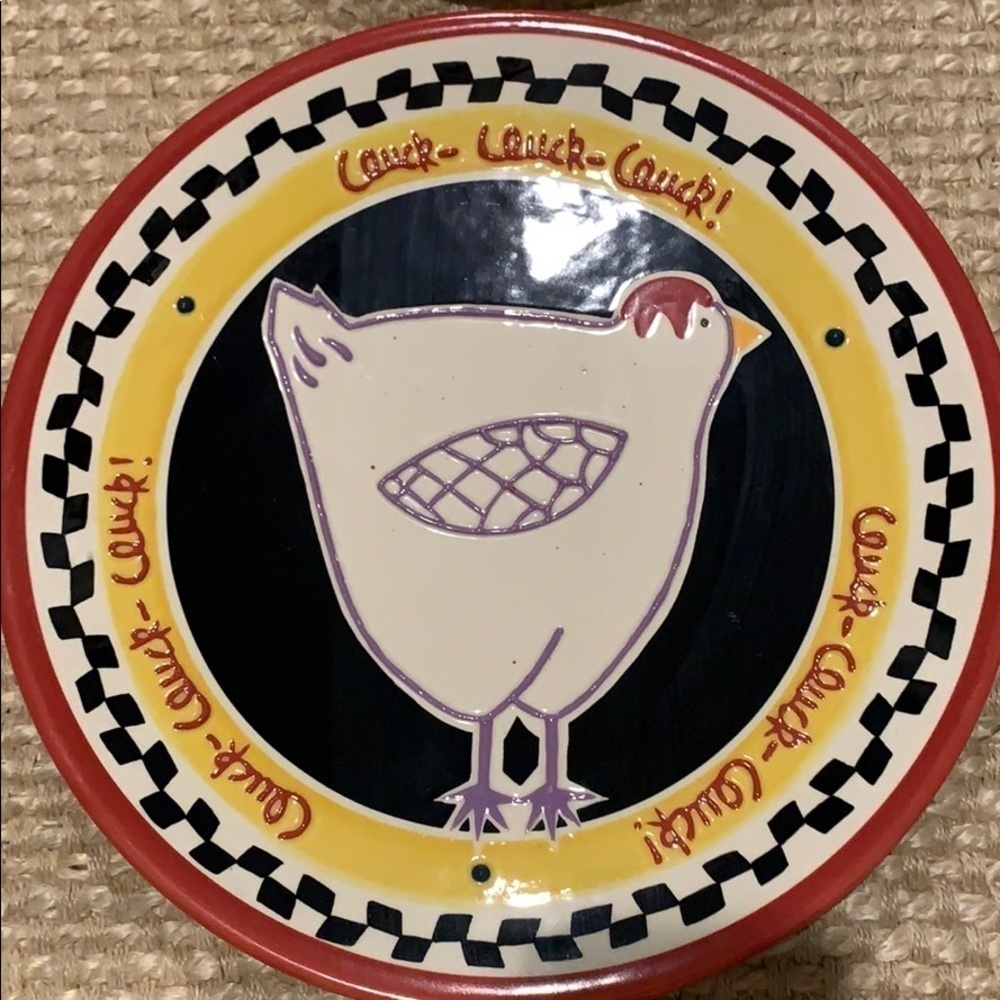 Southern Living @ Home Becky Denny Rooster & Hen Plates - Picture 4 of 7